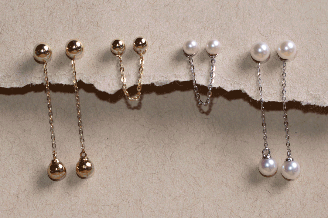 Gold Drop Earring Enhancer