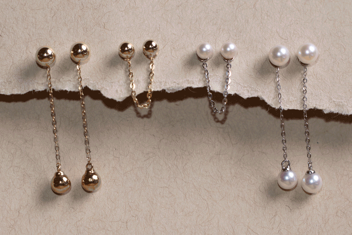 Gold Drop Earring Enhancer