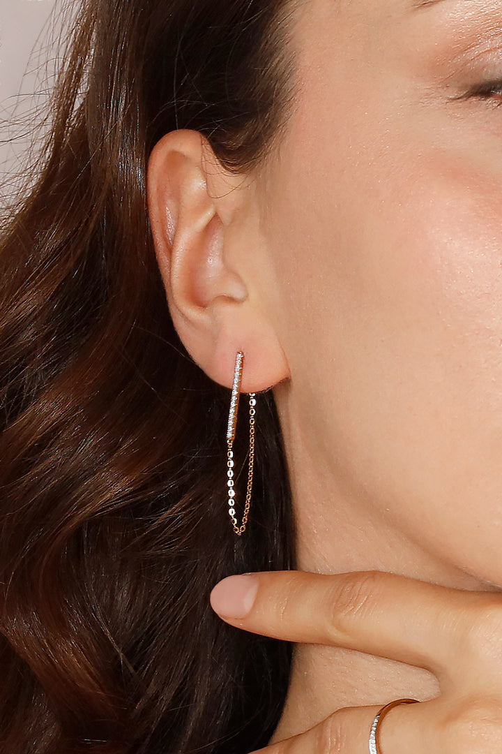 Diamond Bar Earring Enhancer