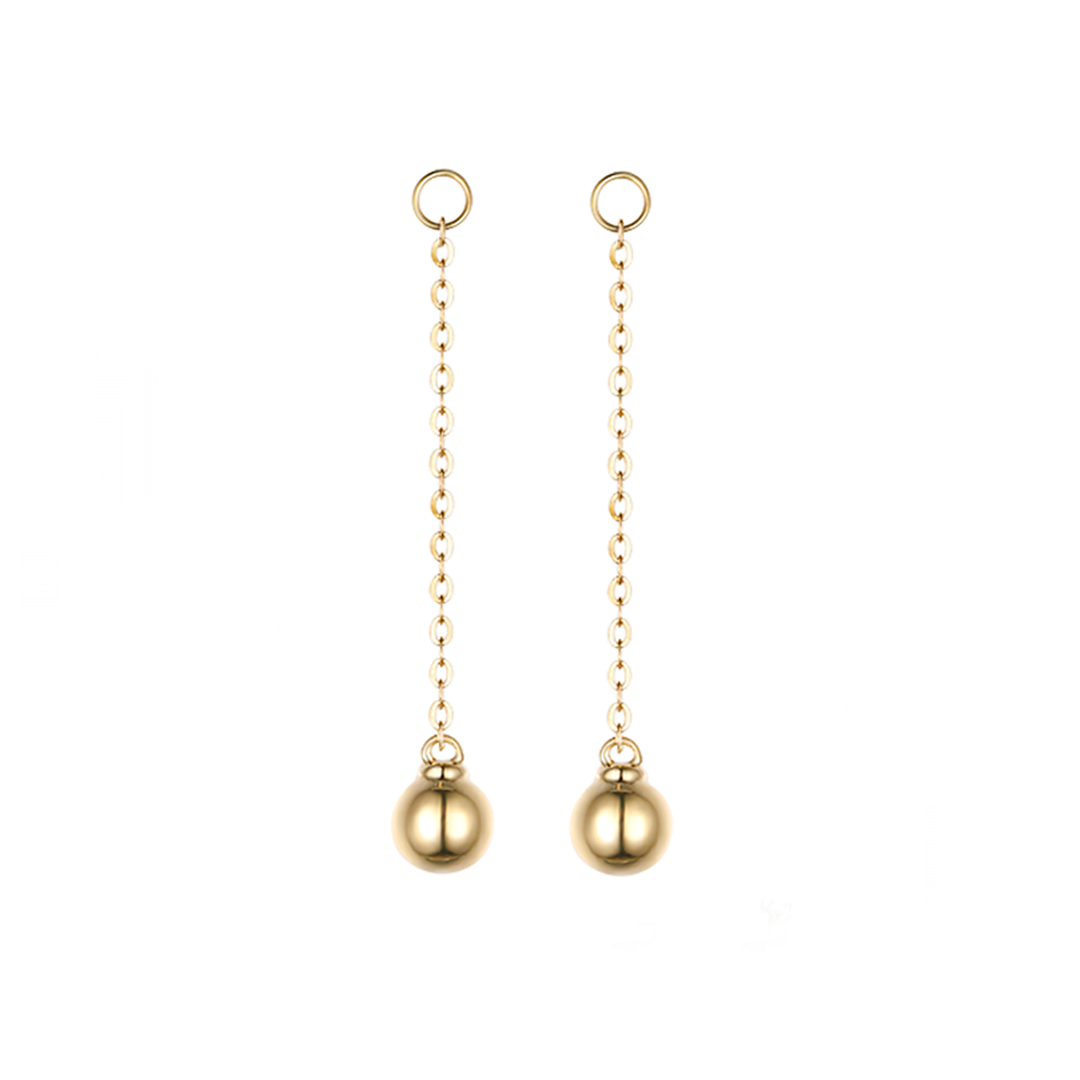 Gold Drop Earring Enhancer